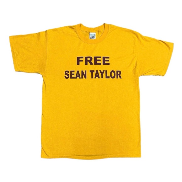 Vintage SEAN TAYLOR T-Shirt - Washington Football Team / NFL - RARE Y2K - Picture 1 of 2